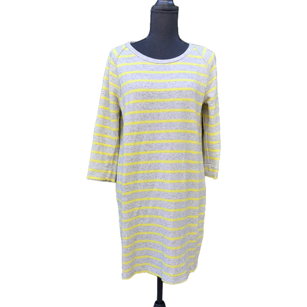 GAP Grey and Yellow Striped Women's Tunic SIZE MEDIUM